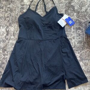 Joy Lab Black Active Dress Built In Shorts & Bra Size Xs